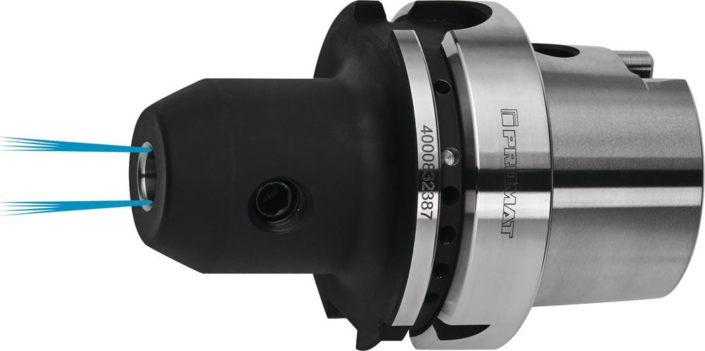 Flächenspannfutter DIN 69893A Weldon Spann-Ø 16 mm HSK-A63 Auskraglänge 80 mm mit Innenkühlung