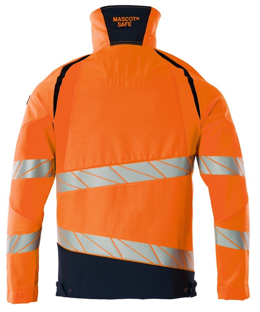 Warnschutz-Bundjacke Accelerate Safe, Farbe HiVis orange/schwarzblau, Gr. 4XL