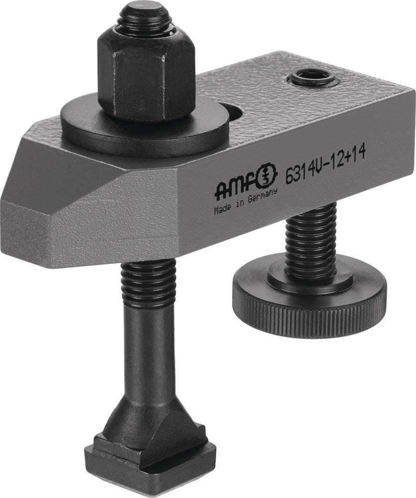 Spanneisen Nr. 6314V für T-Nut 10 mm Spannhöhe 8 - 32 mm Spannschraube M10 x 10 x 80 mm