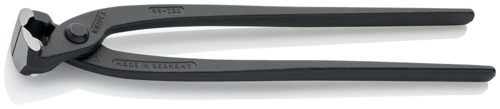 Monierzange Länge 280 mm poliert schwarz atramentiert