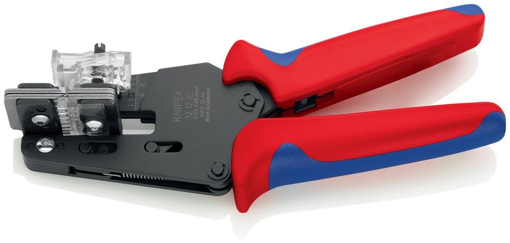 Präzisionsabisolierzange Länge 195 mm 0,03 - 2,08 (AWG 32 - 14) mm Mehrkomponenten-Hüllen
