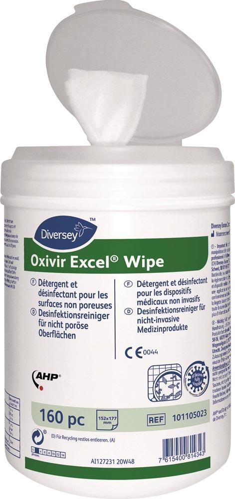 Desinfektionstücher Oxivir Excel Wipe L177xB152ca. mm