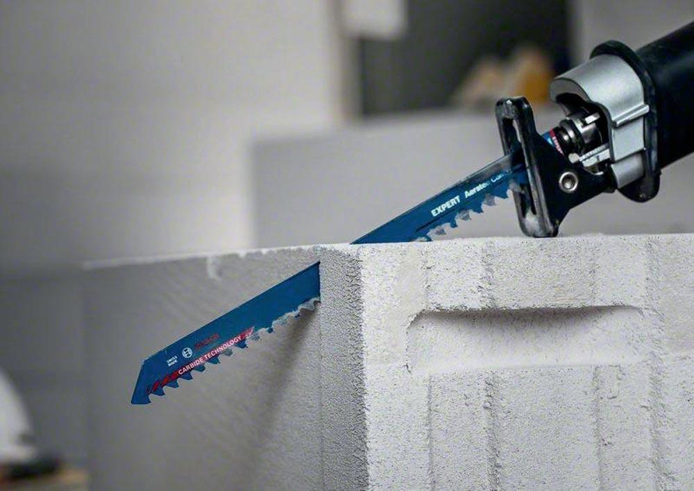 Säbelsägeblatt Expert Aerated Concrete Länge 400 mm Breite 22 mm Zahnteilung TPI 2 12,7 mm S-Schaft 1 Stück / Karte