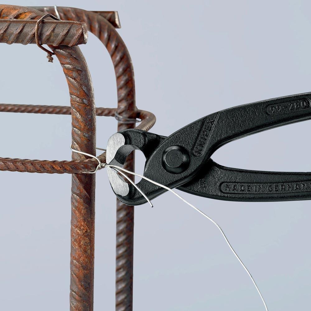 Monierzange Länge 280 mm poliert schwarz atramentiert Monierzange Länge 280 mm poliert schwarz atramentiert