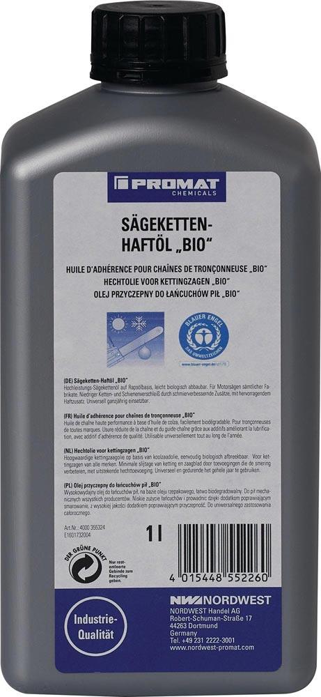 Sägekettenhaftöl BIO 52 mm/s (bei 40C) 1 l Flasche