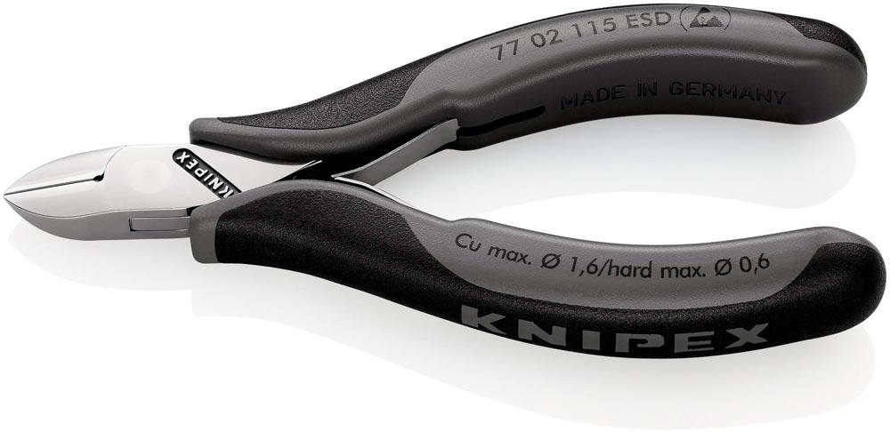 Elektronik-Seitenschneider Länge 115 mm Form 0 Facette ja, klein spiegelpoliert