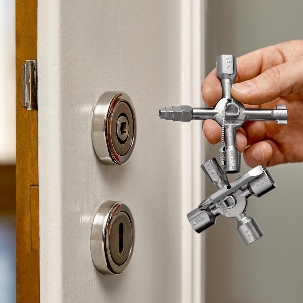 Schaltschrankschlüssel TwinKey® 6 Funktionen mit Magnet Verbindung