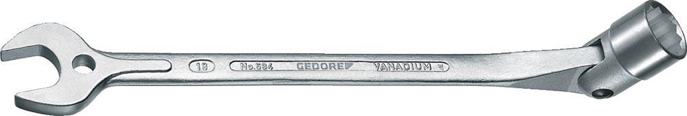 Maulsteckschlüssel 534 Schlüsselweite 10 mm Länge 179 mm m. bewegl. Steckschlüsselende