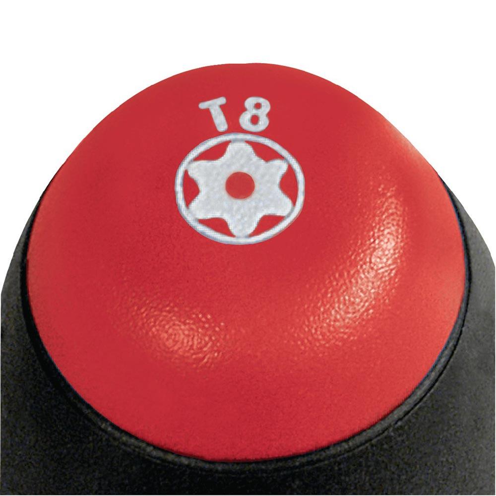 Schraubendreher 362 TR Größe T 27 BO Klingenlänge 115 mm SoftFinish® Mehrkomponentengriff Rundklinge