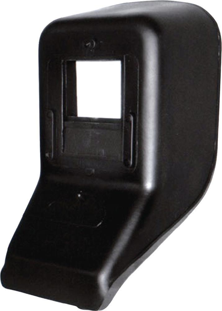 Freisichtschutzschild mit DIN-9-Glas und Vorsatzglas 90 x 110 mm Kunststoff