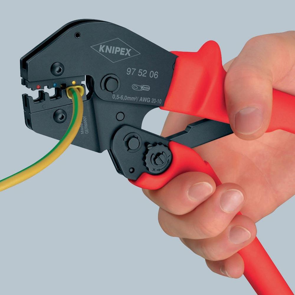 Crimpzange Länge 250 mm 0,5- 6 (AWG 20 - 10) mm 565 g