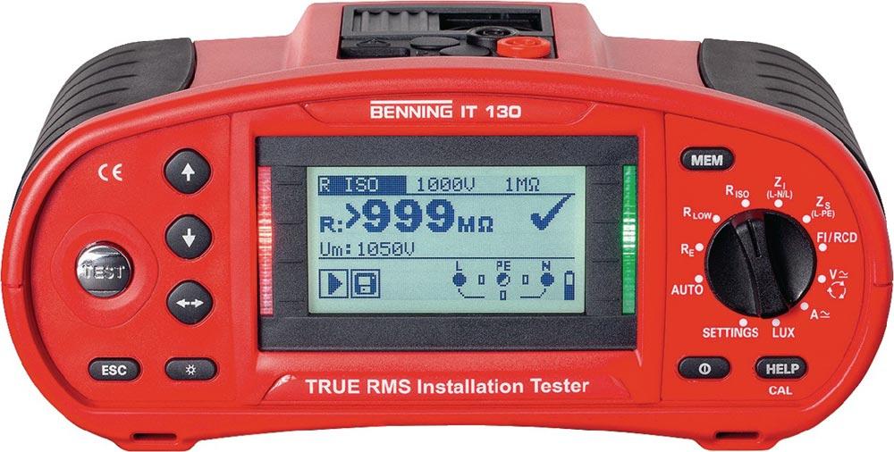 Installationsprüfgerät IT 130 zur Prüfung elektrischer Anlagen