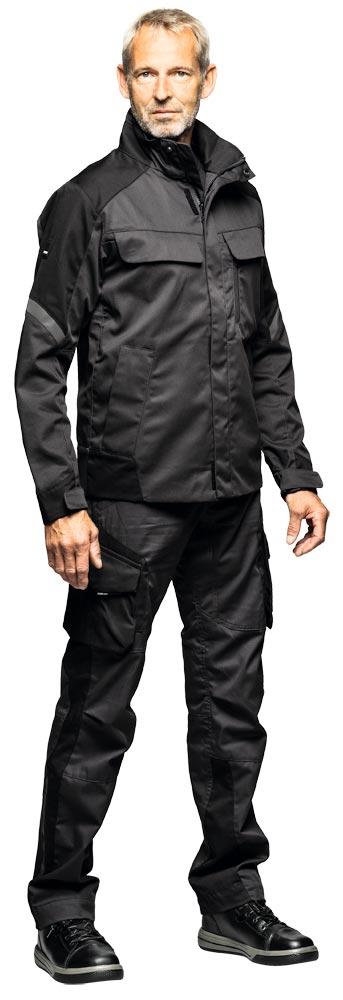 Arbeitsjacke FRANK, rot-schwarz Gr. M Arbeitsjacke FRANK, rot-schwarz Gr. M