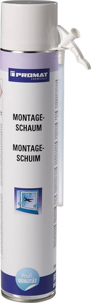 1K-Montageschaum 750 ml B2 champagner mit Einweghandschuhen Dose
