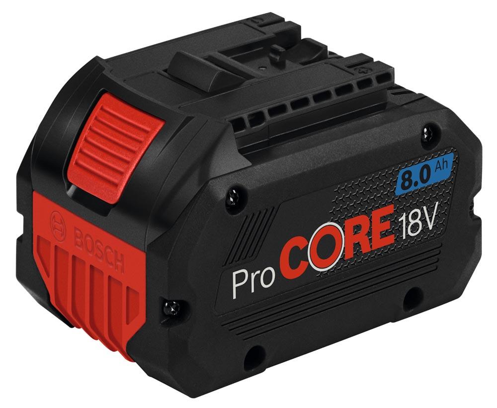 BOSCH Basis-Set ProCORE 18 V 3x 8,0 Ah und Ladegerät GAL 18V-160