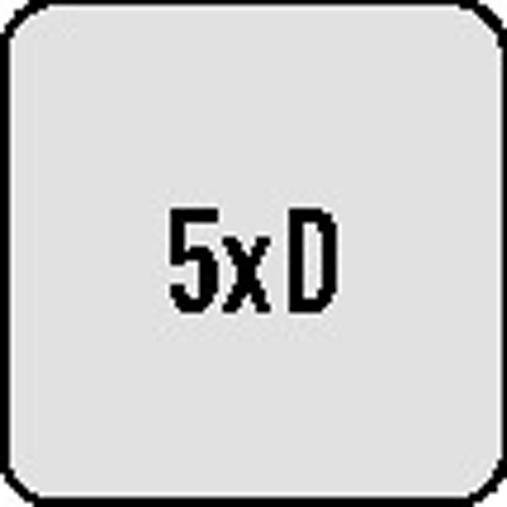 Kühlkanalbohrer Force X DIN 6537 L Typ FORCE X R453 Nenn-Ø 11.8 HM TiAlN DIN 6535-HA Kurz 5
