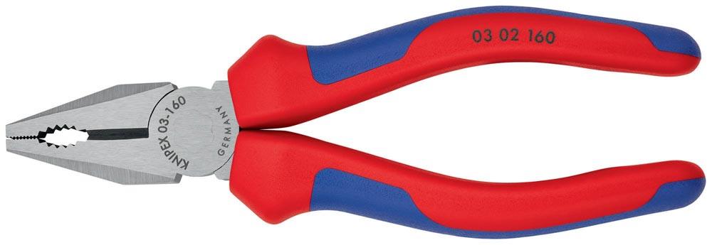 Kombizange Länge 160 mm poliert Comfort-Griffe
