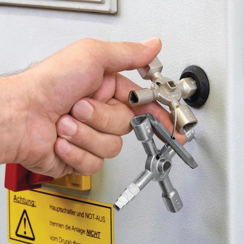 Schaltschrankschlüssel TwinKey® 6 Funktionen mit Magnet Verbindung Schaltschrankschlüssel TwinKey® 6 Funktionen mit Magnet Verbindung
