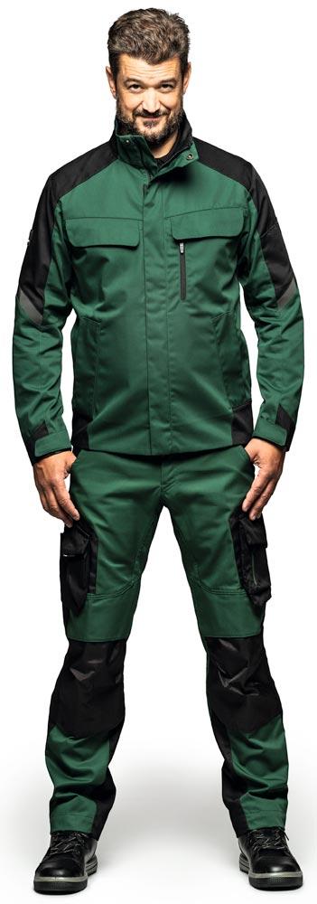 Arbeitsjacke FRANK, rot-schwarz Gr. M Arbeitsjacke FRANK, rot-schwarz Gr. M