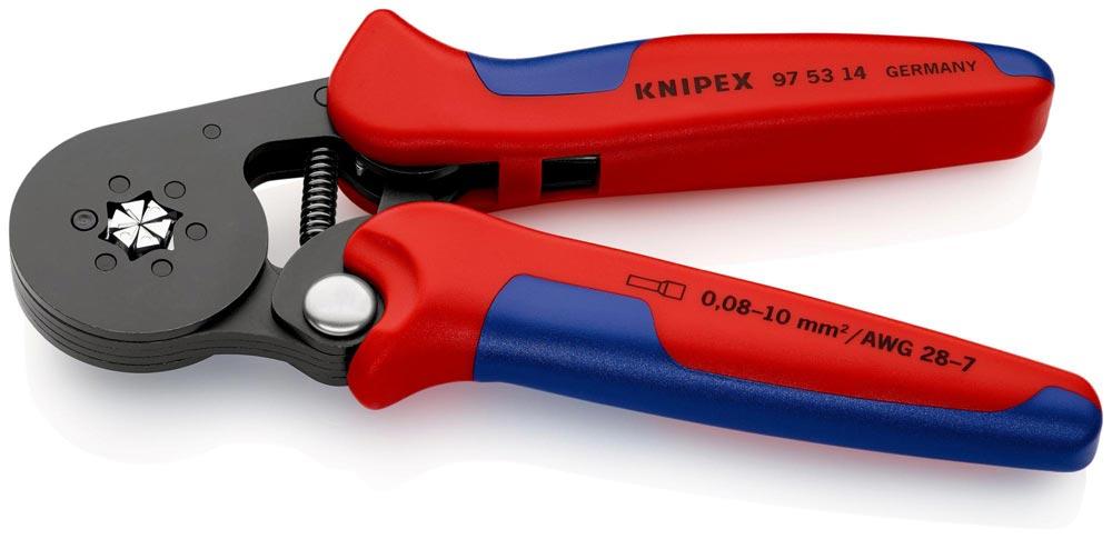 Aderendhülsenzange Gesamtlänge 180 mm 0,08 - 16 (AWG 28 - 6) mm brüniert Mehrkomponenten-Hüllen