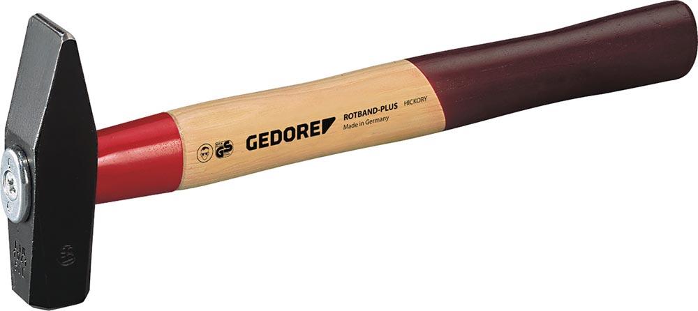 Schlosserhammer Rotband-Plus 1500 g Stiellänge 380 mm Hickory mit Stahlschutzhülse
