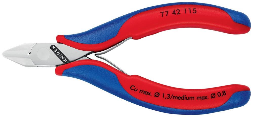 Elektronik-Seitenschneider Länge 115 mm Form 4 Facette nein Mehrkomponenten-Hüllen spiegelpoliert