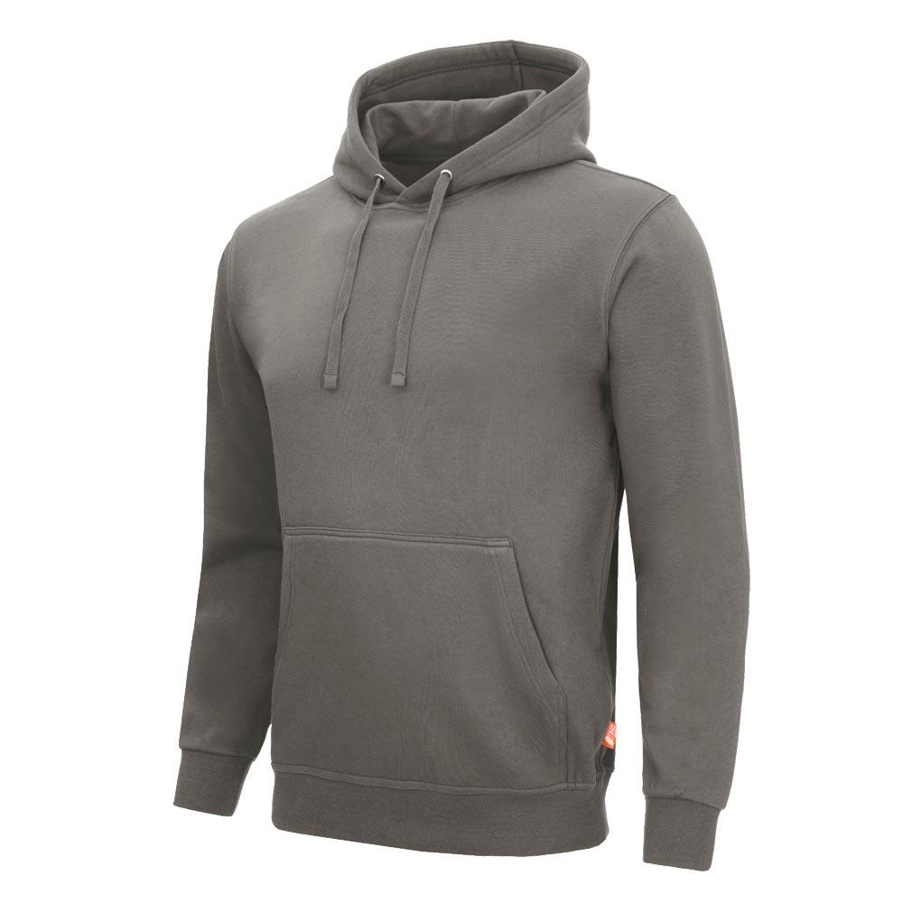 Kapuzenpullover NITRAS MOTION TEX LIGHT, grau, Gr. 6XL