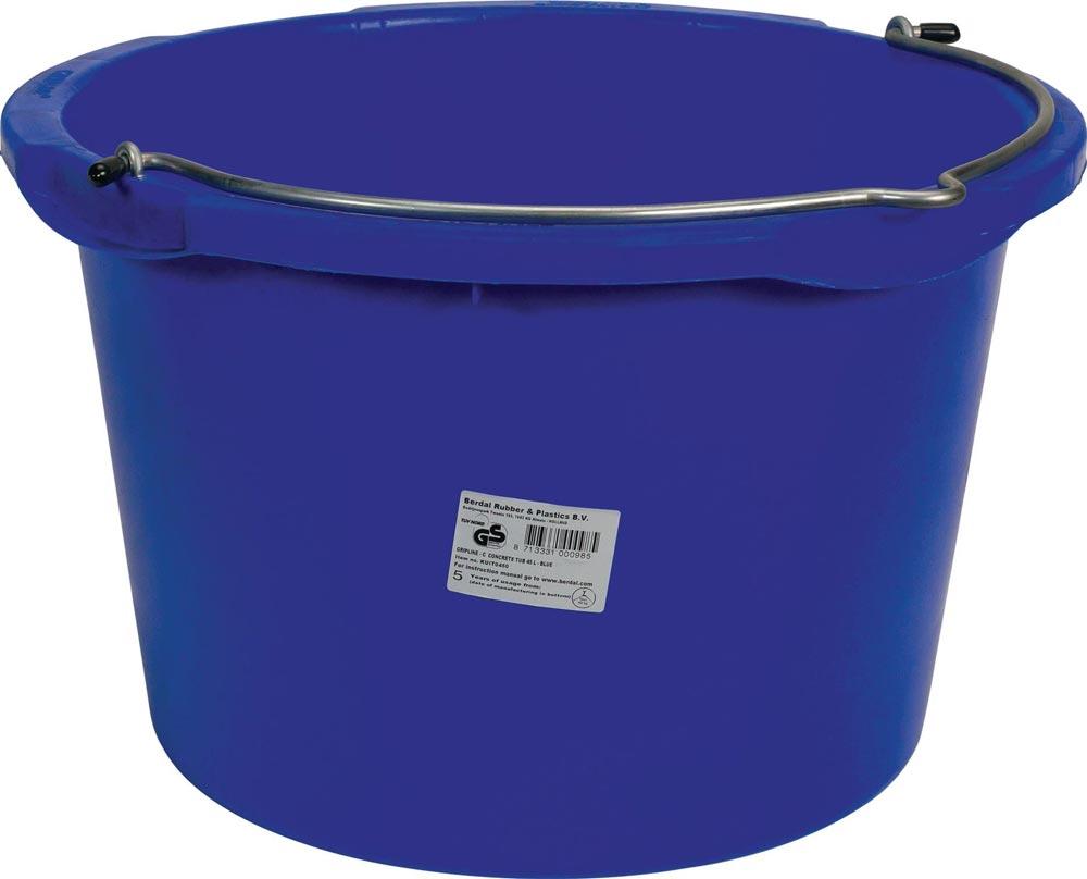 Mörtelkübel GRIPLINE C 45 l kranbar, TÜV GS geprüft blau