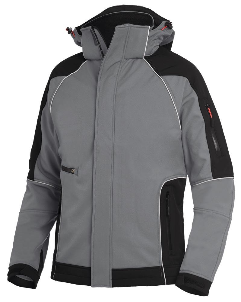 Softshell-Jacke WALTER, grau-schwarz Gr. XL