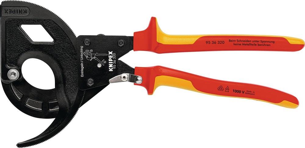 Kabelschneider Gesamtlänge 320 mm max. 60 (600 mm) mm poliert Mehrkomponenten-Hüllen VDE Kabelschneider Gesamtlänge 320 mm max. 60 (600 mm) mm poliert Mehrkomponenten-Hüllen VDE