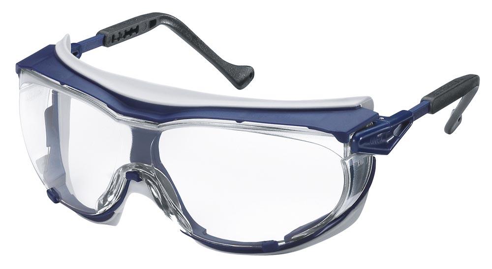 Vollsicht-Schutzbrille uvex skyguard NT, Scheiben PC farblos, Rahmen Farbe blau/grau