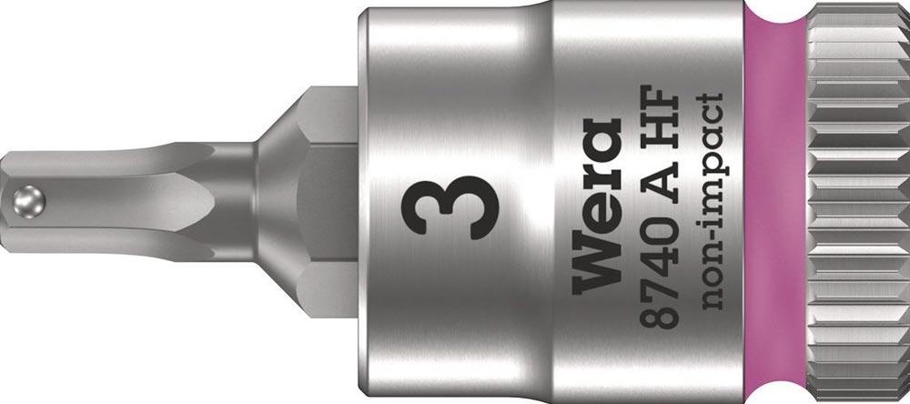 Steckschlüsseleinsatz 8740 A HF 1/4  Schlüsselweite 7 mm Länge 100 mm