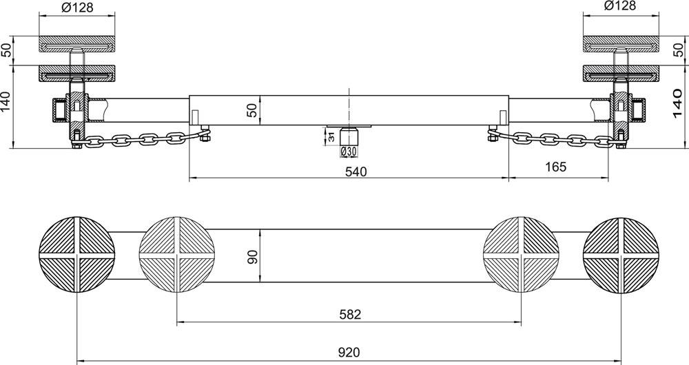 Querträger BH1CB1000 1000 kg