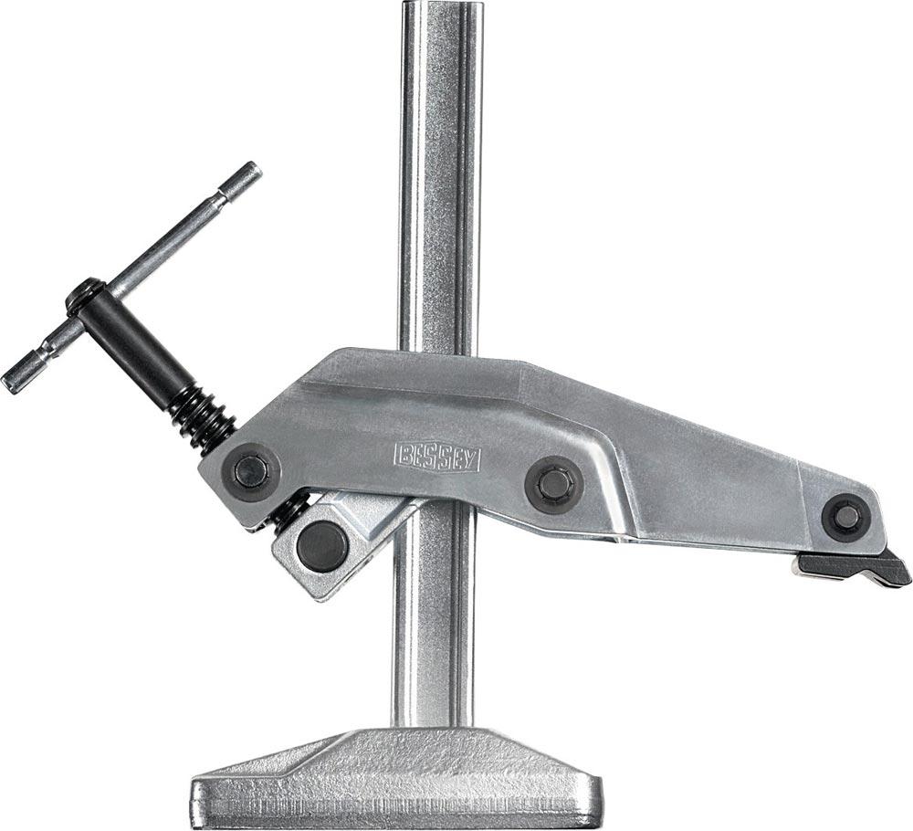 Greifarmspanner Spannhöhe 200 mm Ausladung 123 -140 mm Schienenquerschnitt 28 x 11 mm