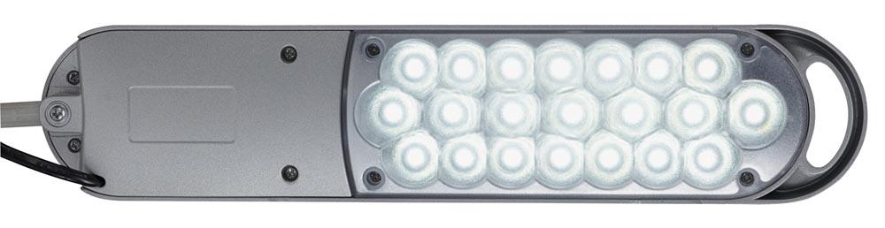 LED-Leuchte ATLANTIC, Standfuß, Leuchtenkopf 330x70 mm, Höhe 450 mm, 21 LEDs, 9 W, weiß