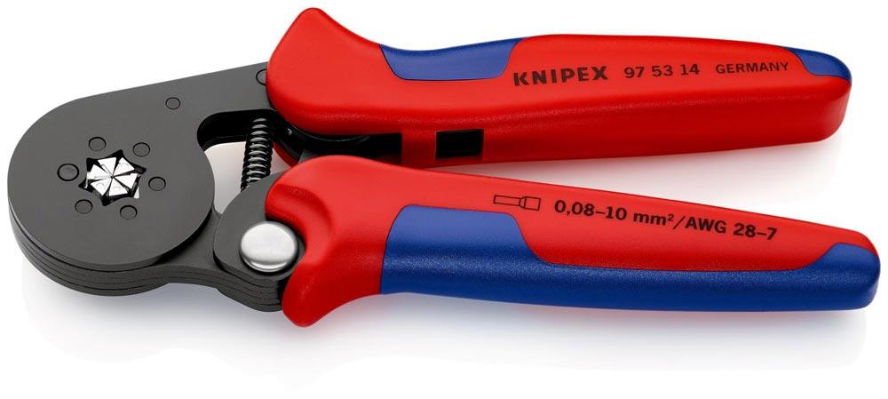 Aderendhülsenzange Gesamtlänge 180 mm 0,08 - 16 (AWG 28 - 6) mm brüniert Mehrkomponenten-Hüllen