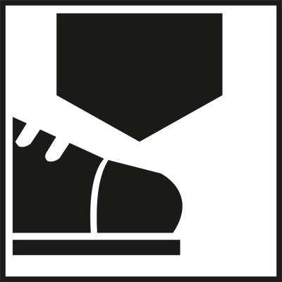 Sicherheitsschuh Rügen Größe 43 schwarz S3 SRC EN ISO 20345 Pull-Up Leder