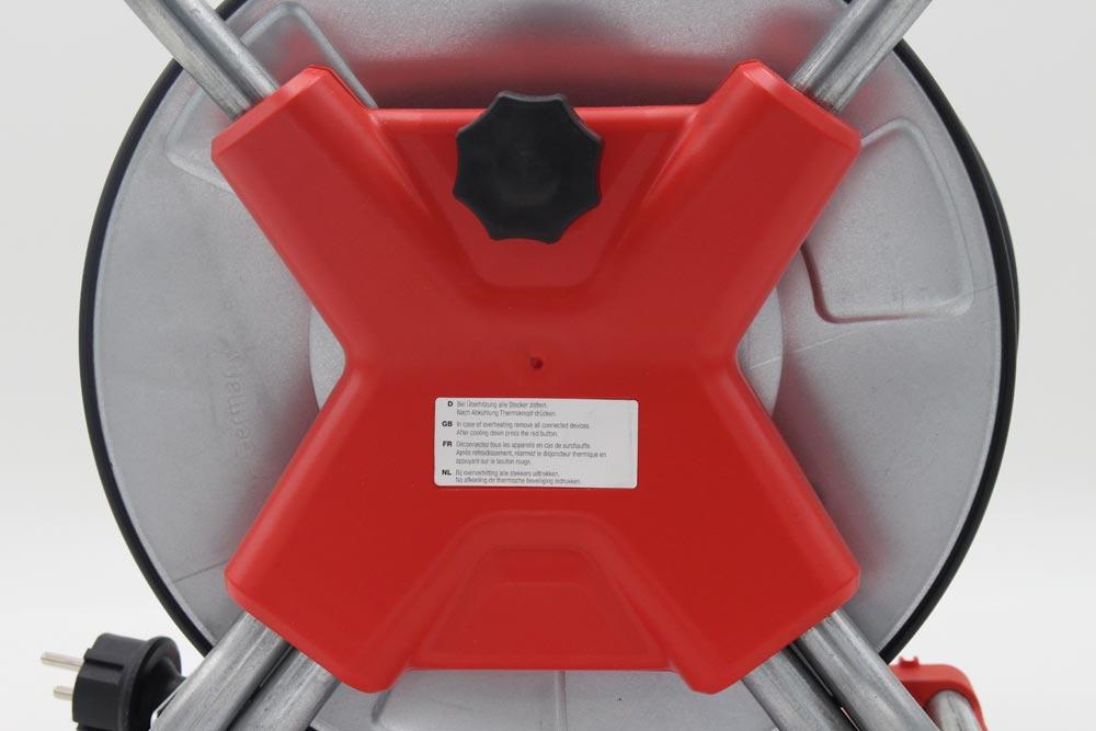 Stahlblech-Kabeltrommel 40 m 230 V H07RN-F 3G1,5 mm