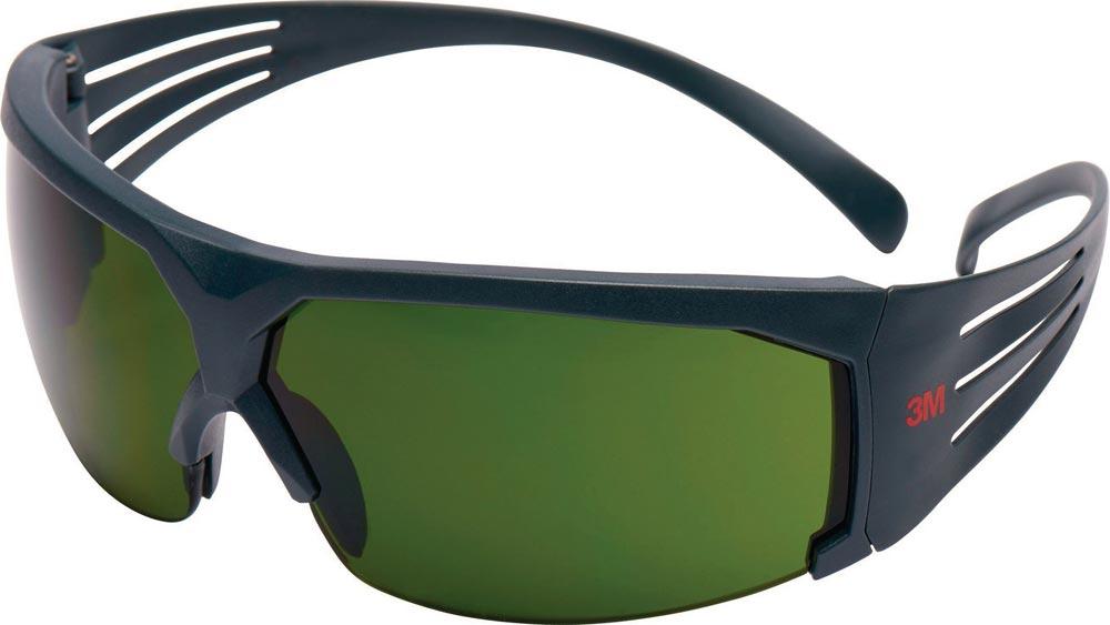 Schweißerbrille SecureFit™SF600 EN 166 Polycarbonat Bügel grau, Scheibe grün IR 3,0