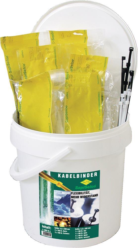 Kabelbinderset 1000-teilig Polyamid 6.6 Kabelbinderset 1000-teilig Polyamid 6.6