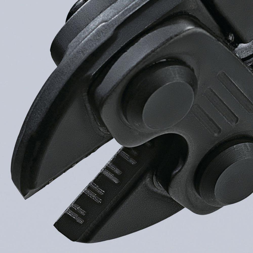 Kompaktbolzenschneider CoBolt® Länge 200 mm Kunststoffüberzug gerade 3,6 mm ohne Aussparung weich 6 mm mittel 5,2 mm hart 4 mm