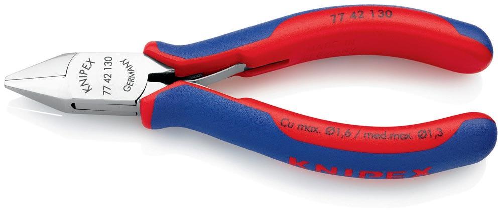 Elektronik-Seitenschneider Länge 130 mm Form 4 Facette nein Mehrkomponenten-Hüllen spiegelpoliert