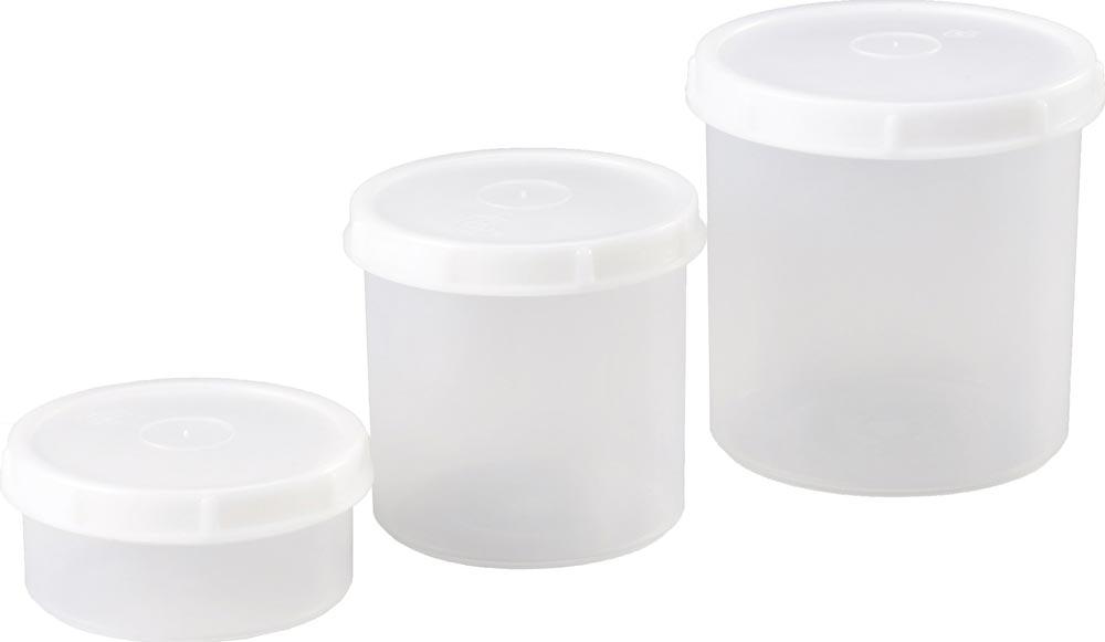 Dose 250 ml mit Schraubdeckel rund natur H50xD104mm