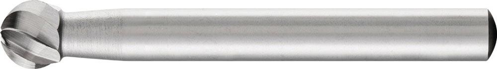 Frässtift KUD Ø 6 mm Kopflänge 5 mm Schaft-Ø 6 mm HSS Verzahnung 3