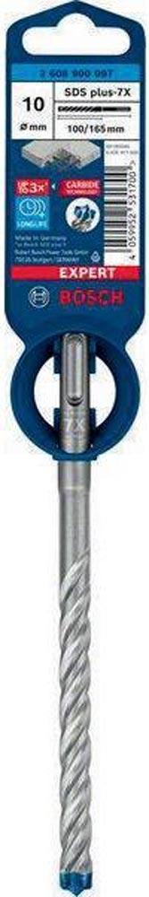 Hammerbohrer Expert SDS-7X Ø 10,0 mm Arbeits-L.100 mm L.165 mm SDS-plus 1 Stück Hammerbohrer Expert SDS-7X Ø 10,0 mm Arbeits-L.100 mm L.165 mm SDS-plus 1 Stück