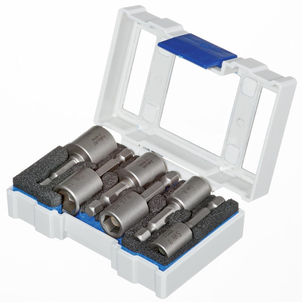 Steck-Schlüssel-Bit-Satz 1/4 mit Magnet 6tlg. schlagfest Steck-Schlüssel-Bit-Satz 1/4 mit Magnet 6tlg. schlagfest