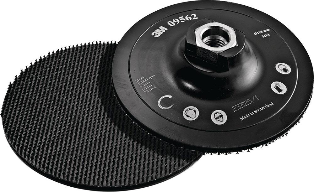 Stützteller DH-AC Ø 125 mm M14 kletthaftend