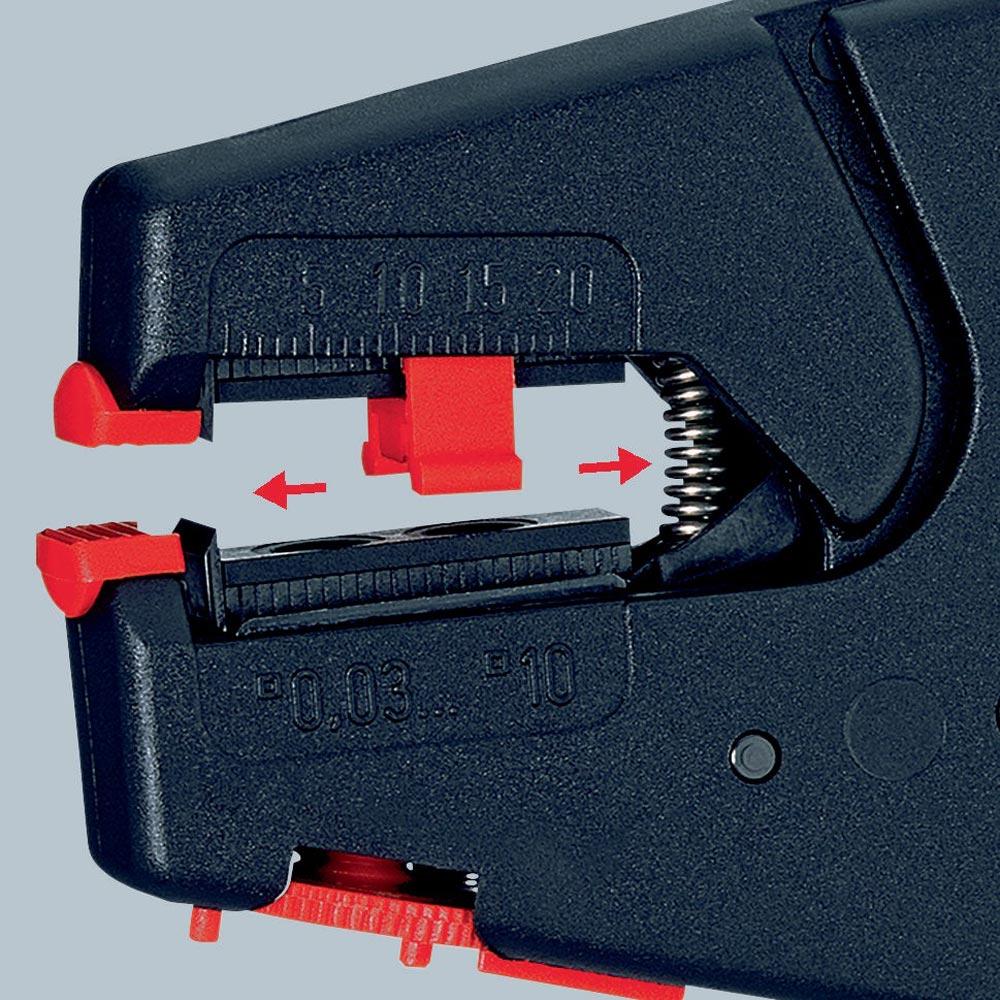 Automatikabisolierzange Länge 200 mm 0,03 - 10 (AWG 32 - 7) mm