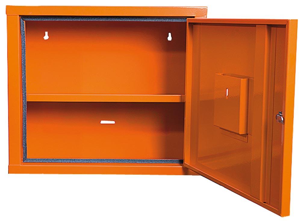 Verbandschrank EUROSAFE B490xH560xT200ca.mm orange 1-türig