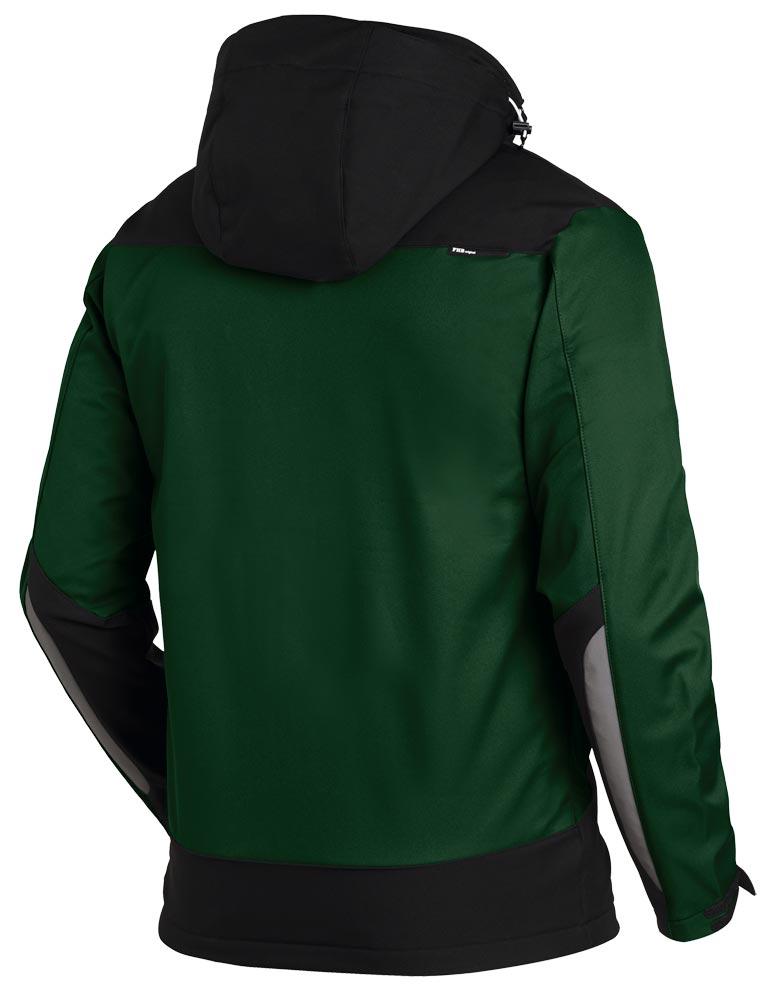 Softshell-Jacke JANNIK,grün-schwarz Gr. 3XL